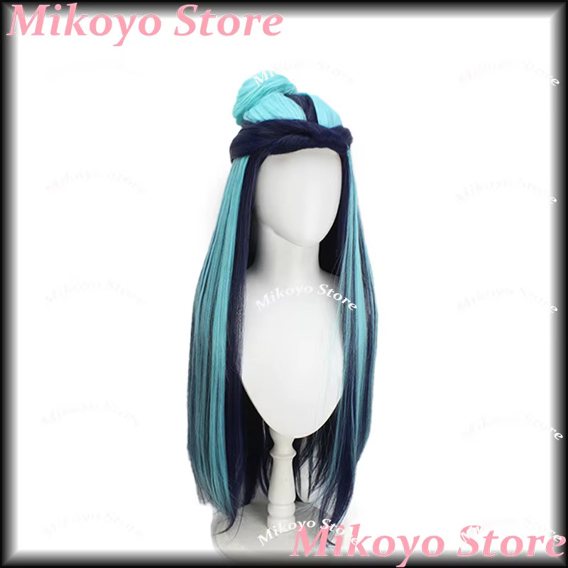 Perruque de cosplay Sword Shield Nessa