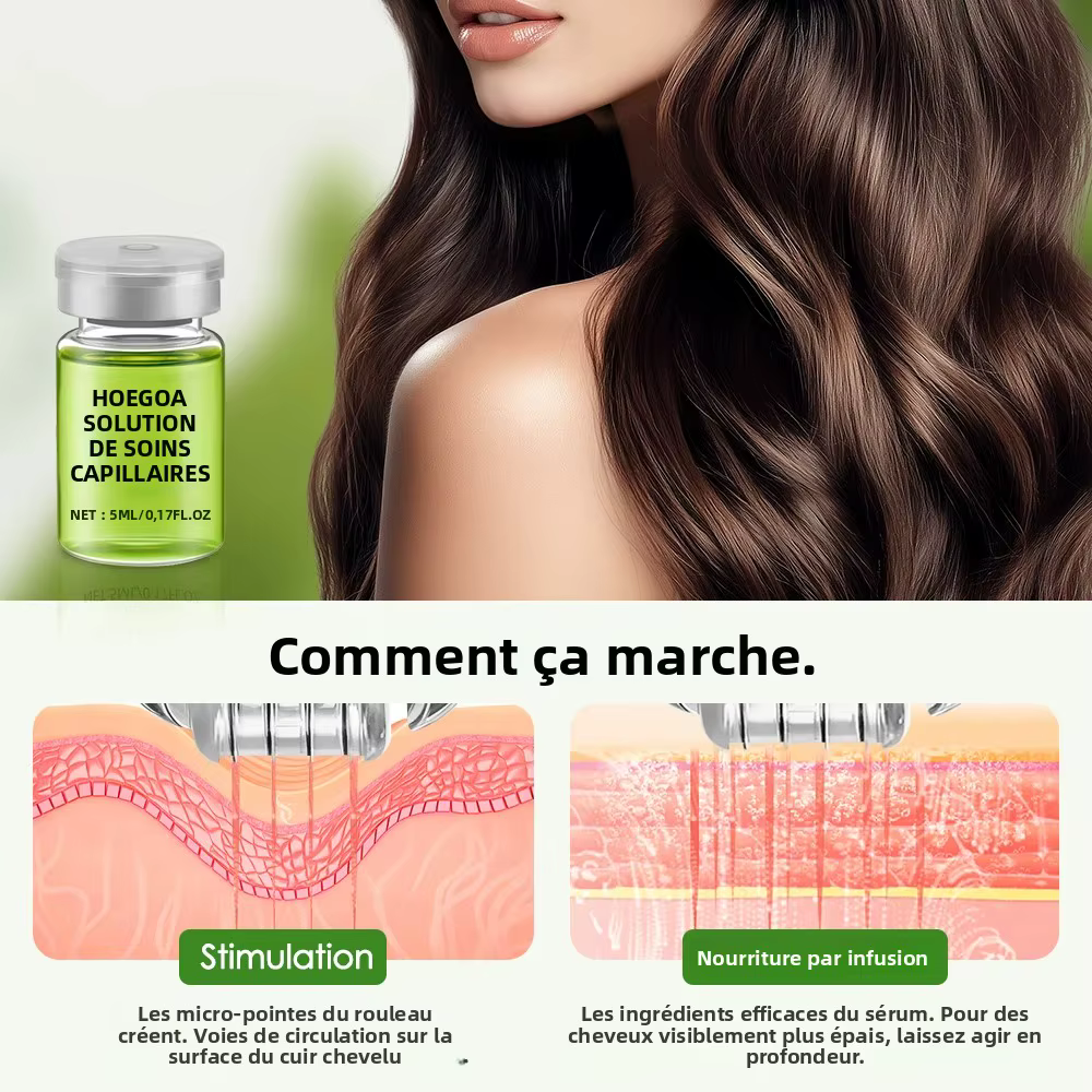 Sérum de soin essentiel pour cheveux