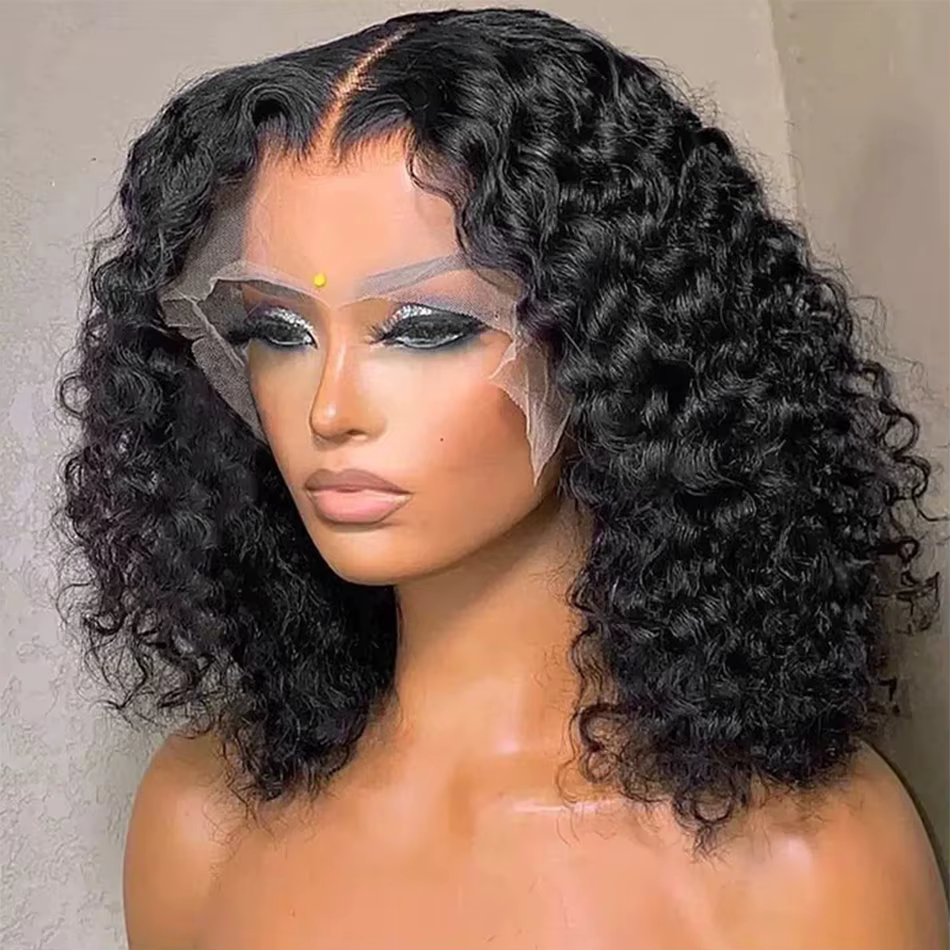 Perruque courte 16A, cheveux humains vierges
