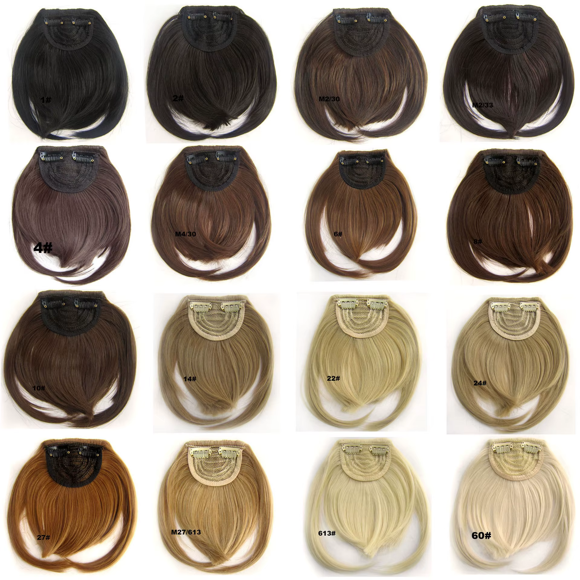 Réinitialisation in Bangs Extensions de cheveux pour femmes