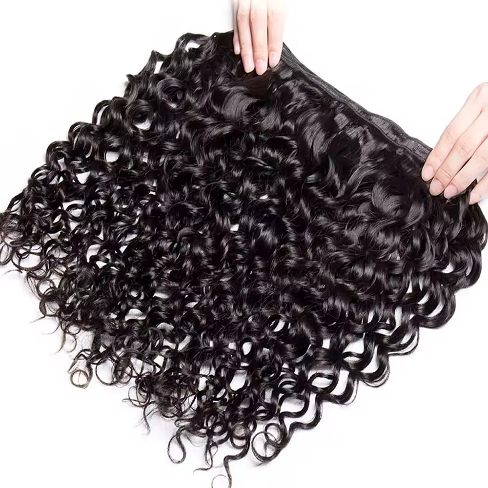 Tissage en lot brésilien naturel bouclé profond