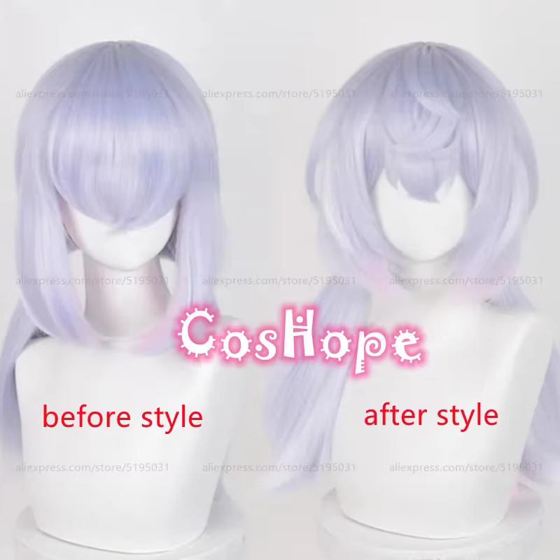 Fontaine Sigewinne-Perruque de Cosplay Synthétique