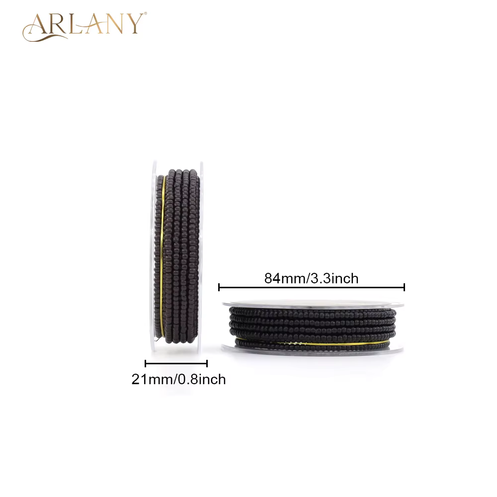 ARLANY perles d'extension de cheveux 3mm 500 pièces/rouleau nano