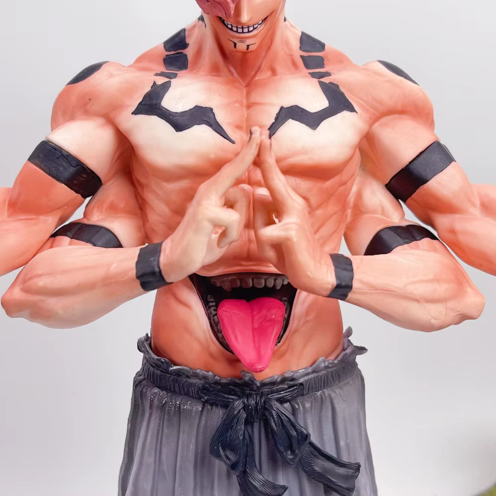 Figurine Anime Ryomen Sukuna, le Roi de la Malédiction, Jujutsu Kaisen, Statue de Collection Sukuna, Figurine d'Action, Décoration de Table, Accessoires pour la Maison, Jouet, Cadeau