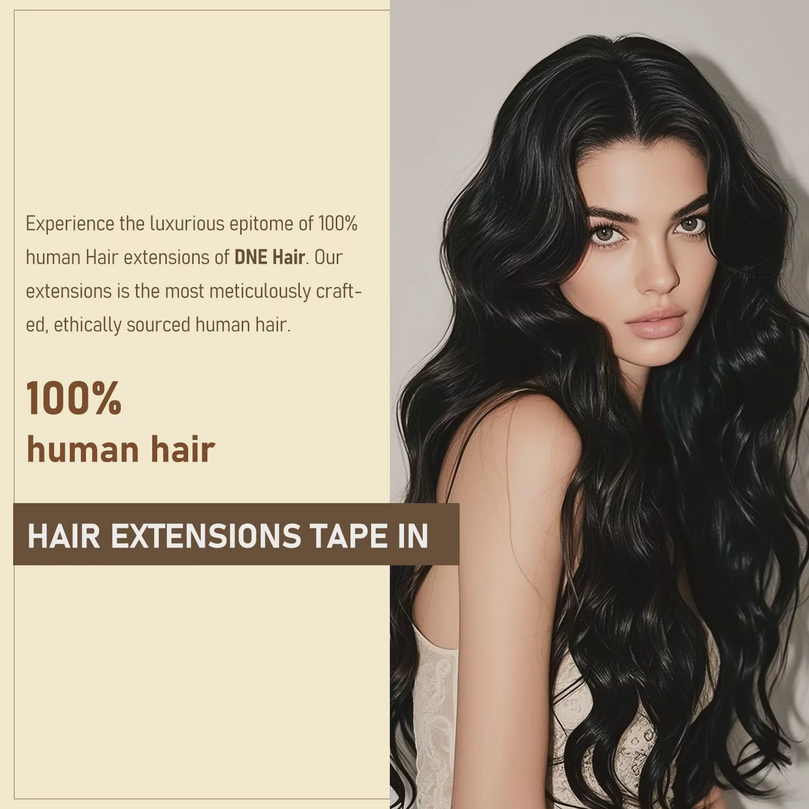 Bande dans les Extensions de cheveux vrais