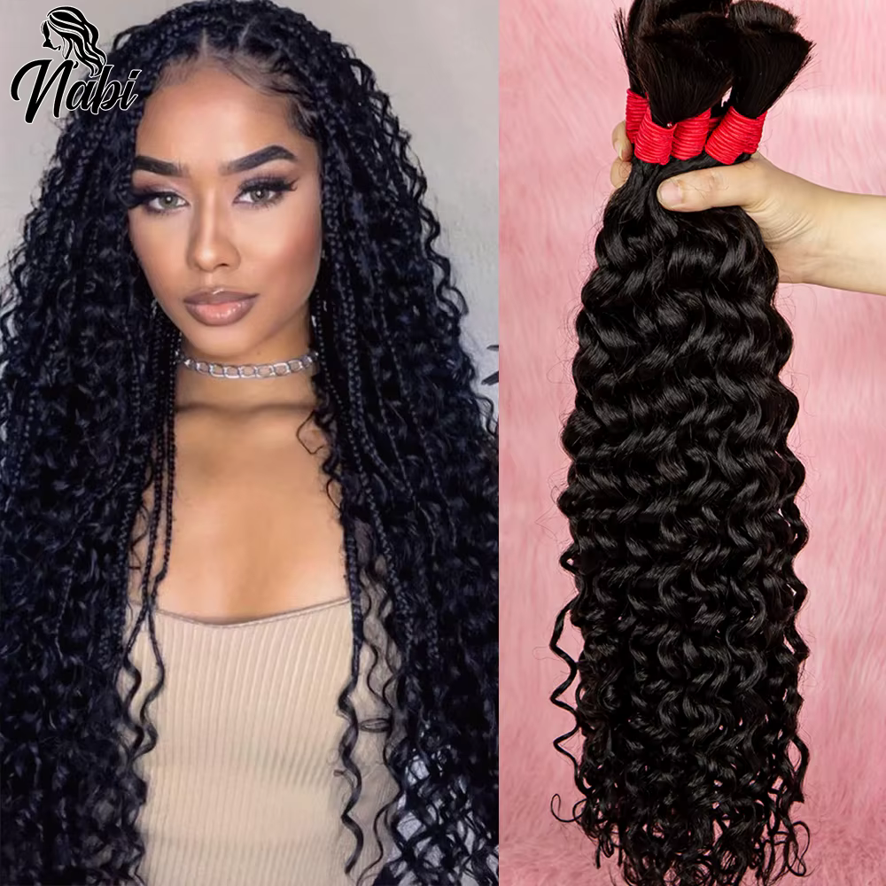 Tresses Boho Brésiliennes Naturelles Bouclées pour Femme Noire