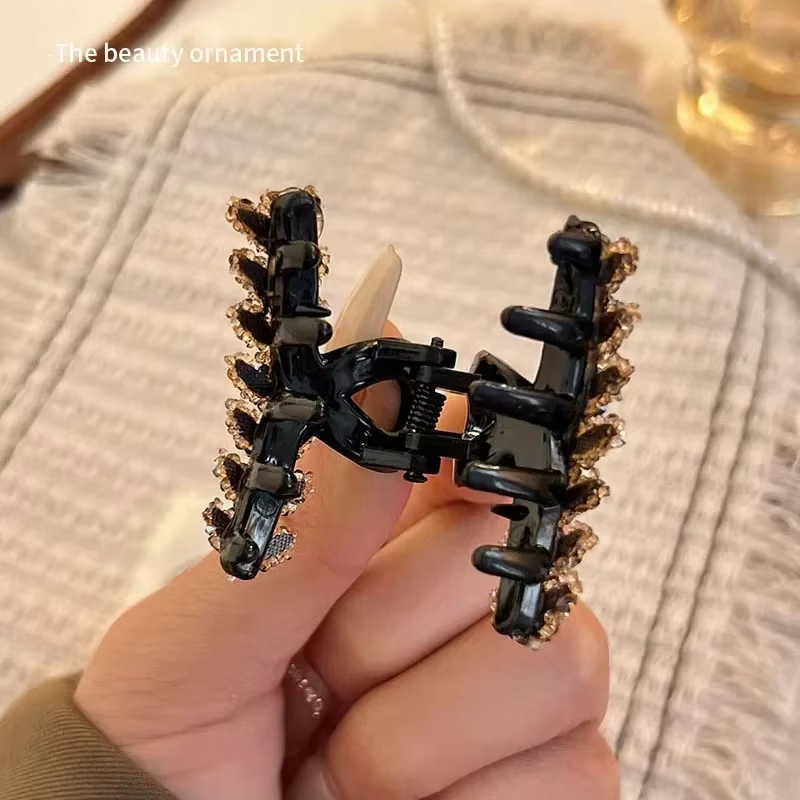 Pince à cheveux brillante à paillettes coréennes pour femmes et filles