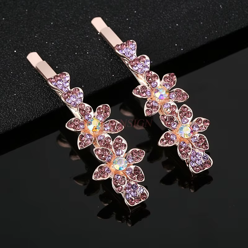 Pince à cheveux en cristal de diamant et accessoires pour cheveux