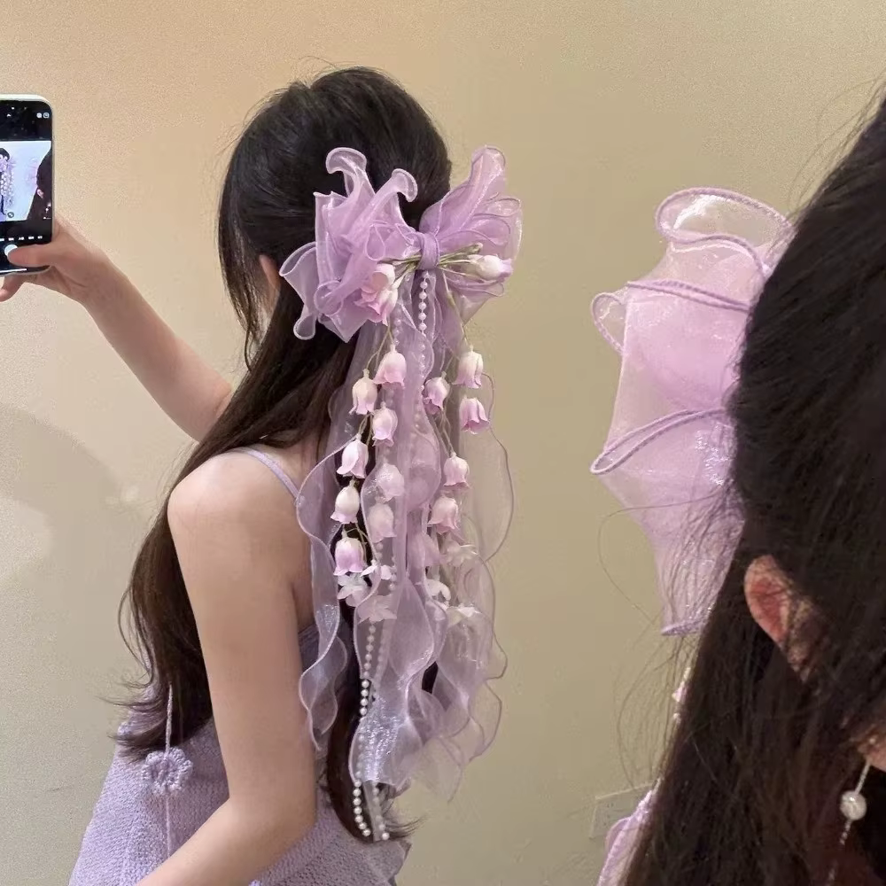 Pince à cheveux Lolita Fée Douce à fleur