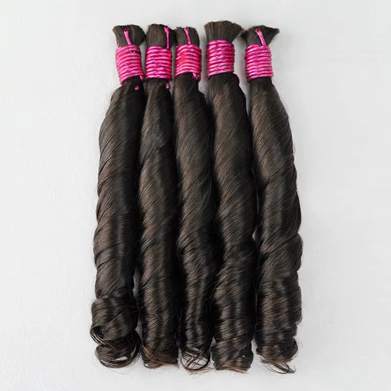 Extensions en vrac de cheveux humains