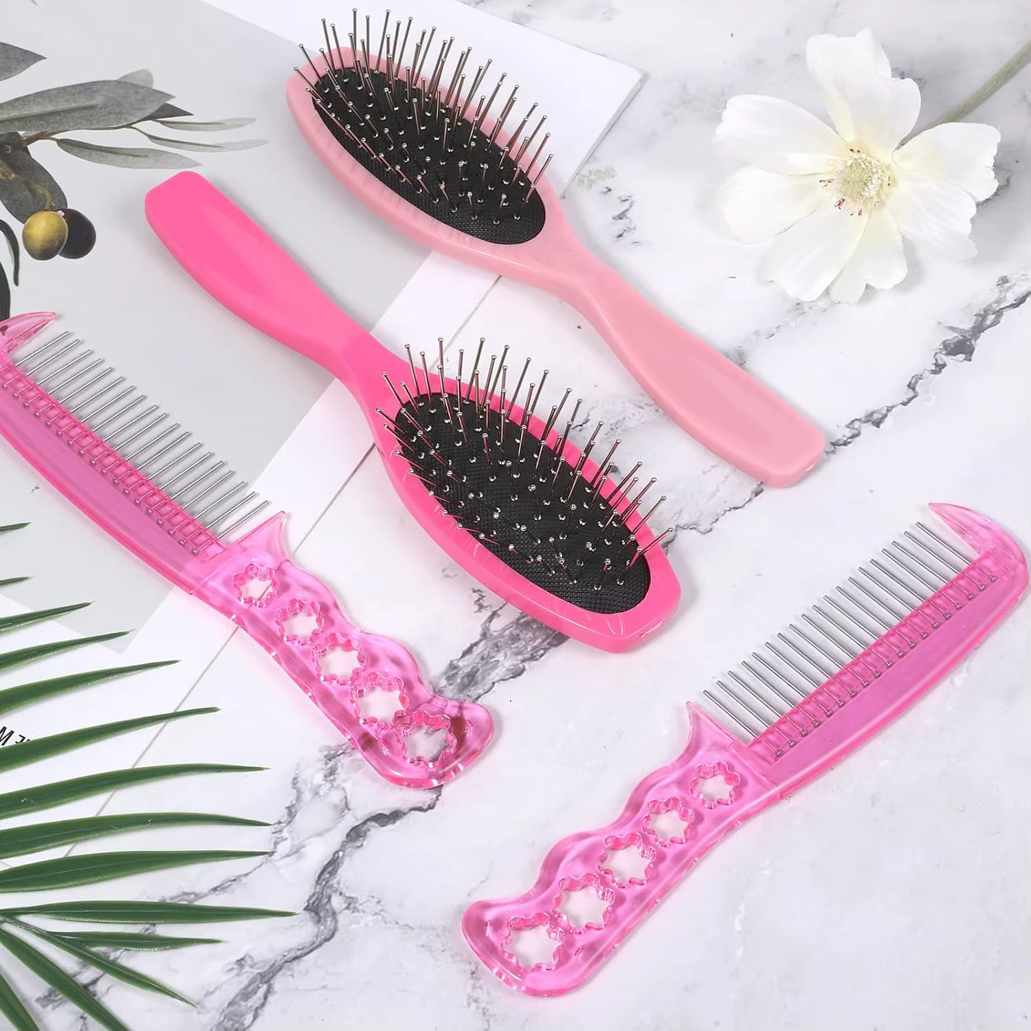 Lot de 4 brosses à perruque