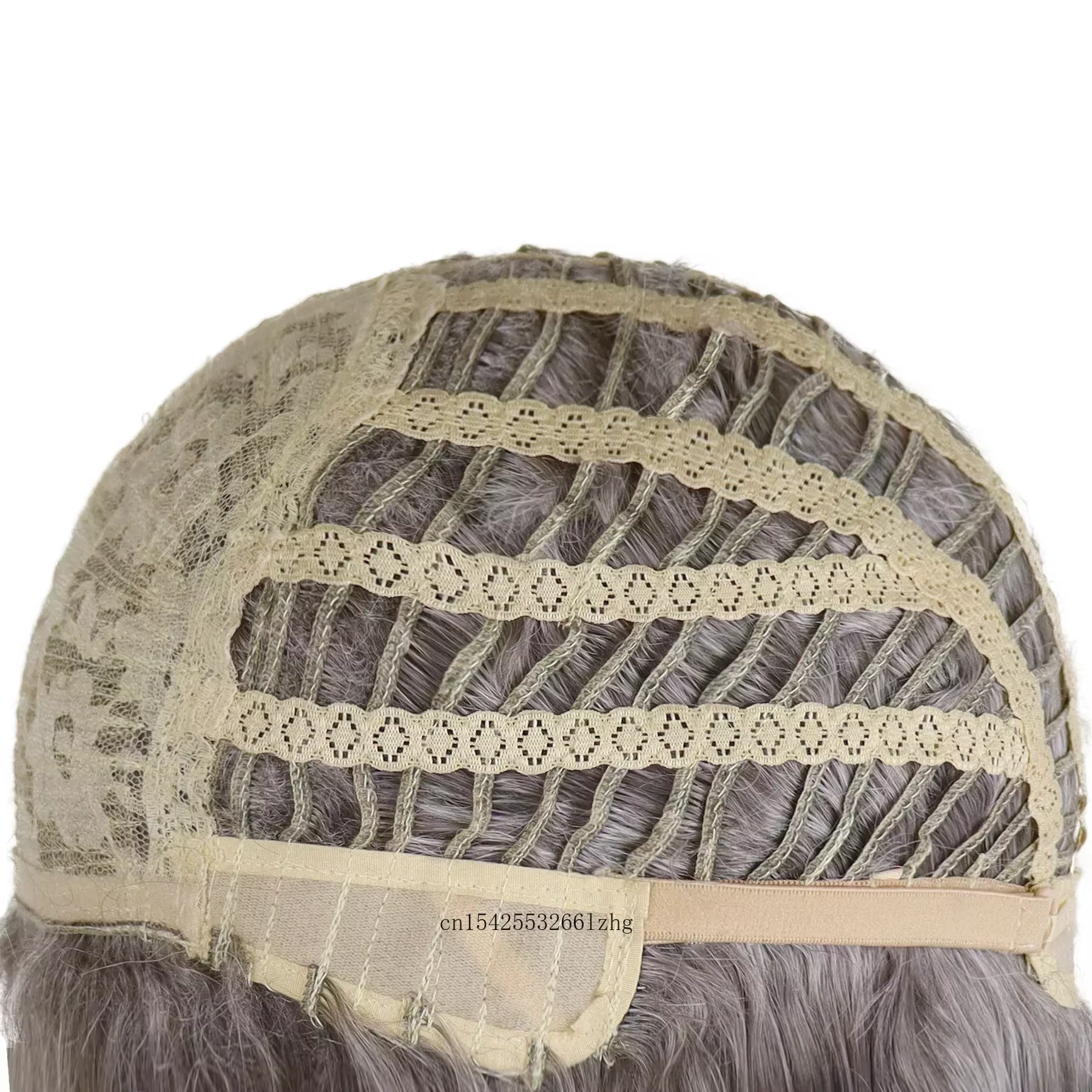 GNIMEGIL – perruque synthétique grise longue ondulée pour femmes, perruque ondulée naturelle moelleuse et bouclée, Cosplay, fête d'halloween, résistante à la chaleur