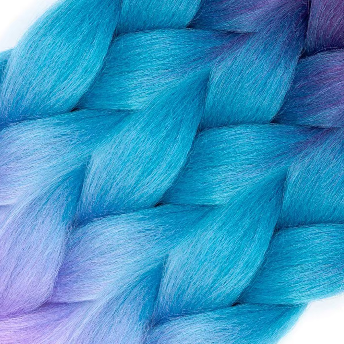 Extensions Capillaires Synthétiques Africaines Tressées Ombrées