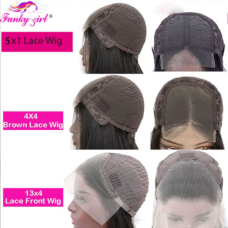 Perruque Bob Lace Frontal Wig naturelle brésilienne Remy