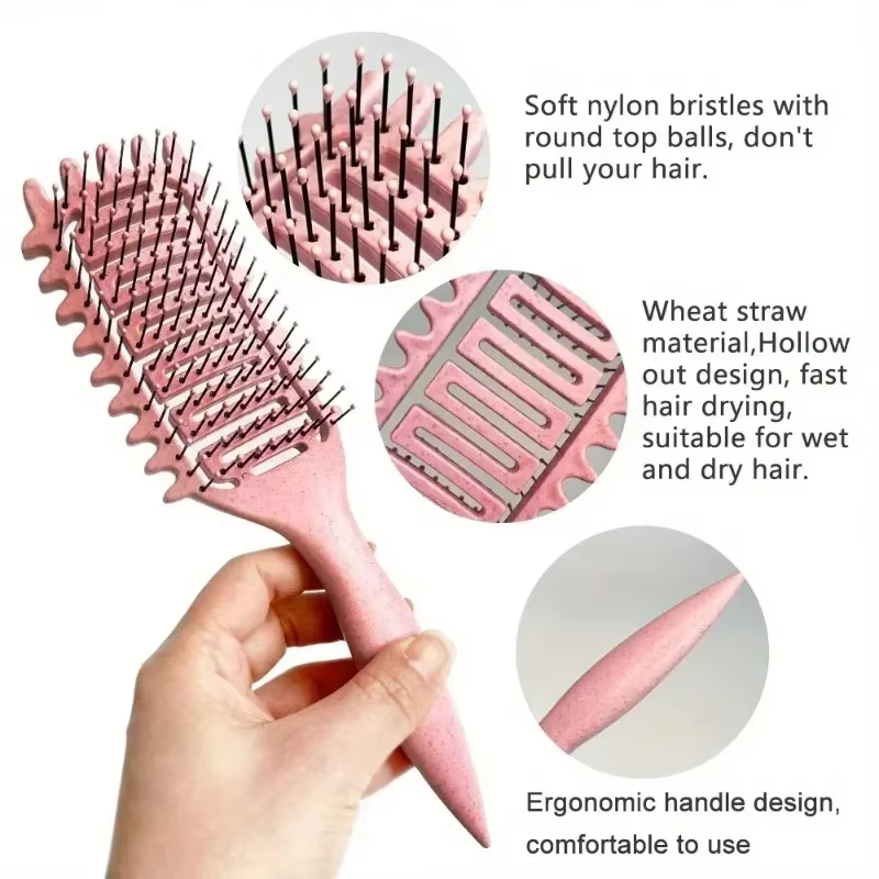 Brosse coiffante pour définir les boucles