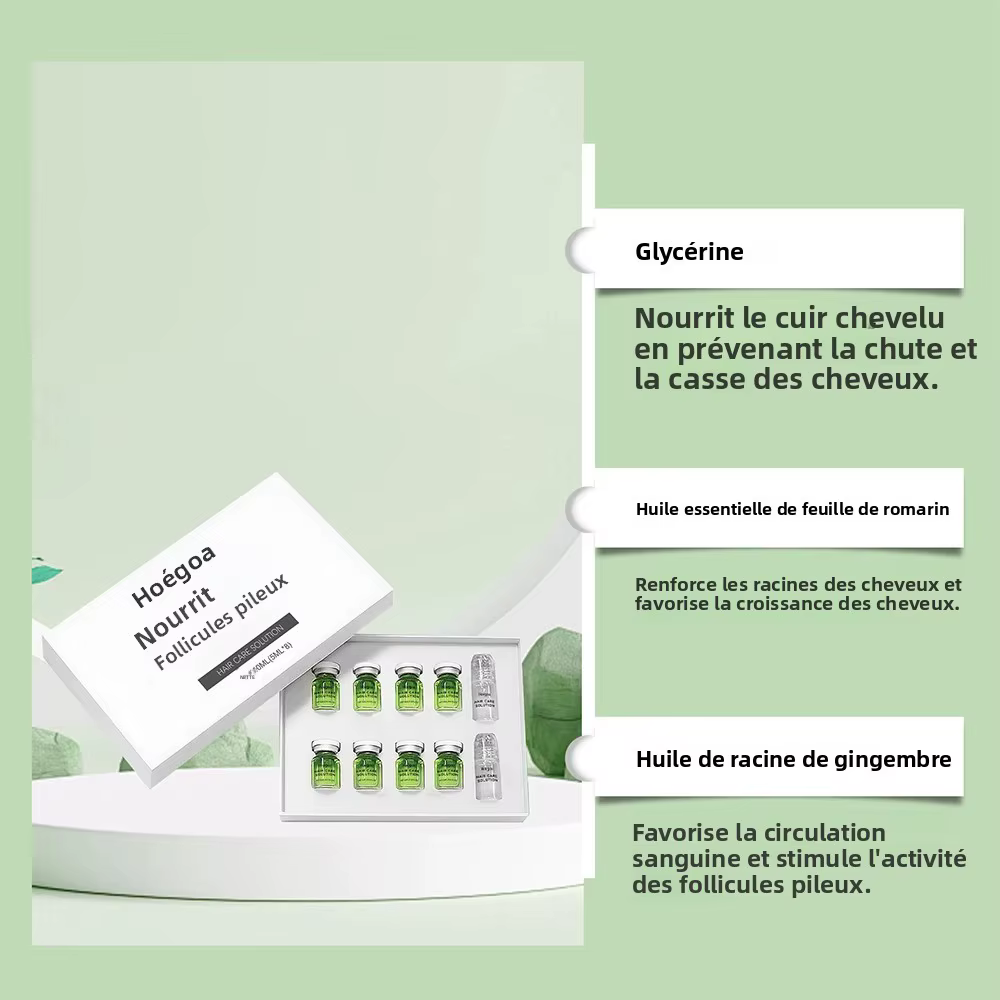 Sérum de soin essentiel pour cheveux