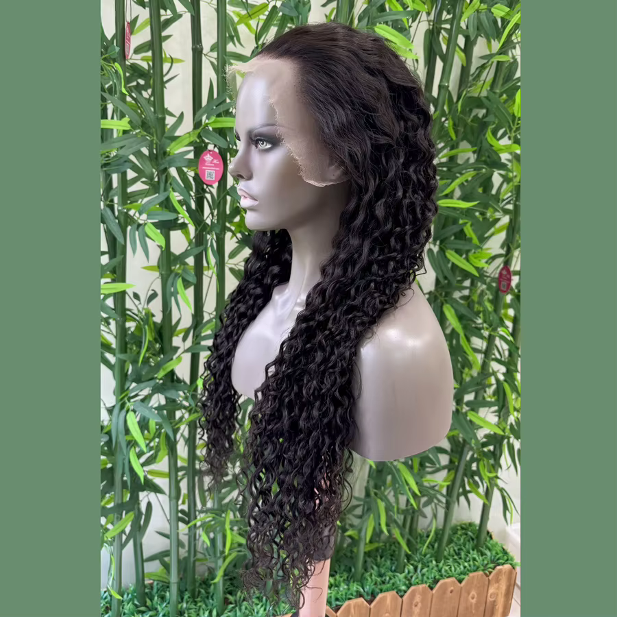 HD Lace Water Wave 13x6 5x5 6x6 Wig Raw Human Hair Wigs Pre Plucked Natural Hairline Melt Skin