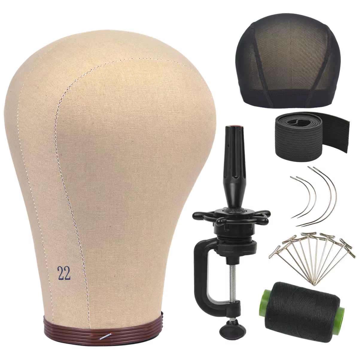 Tête de Mannequin 21 pouces/22 pouces/23 pouces