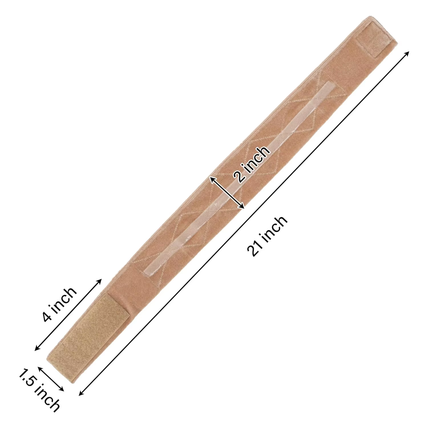 Bandeaux de maintien pour perruques en velours et silicone antidérapant
