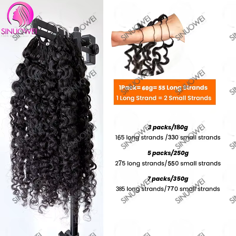 Prix de gros Cheveux humains naturels noirs ondulés birmans bruts