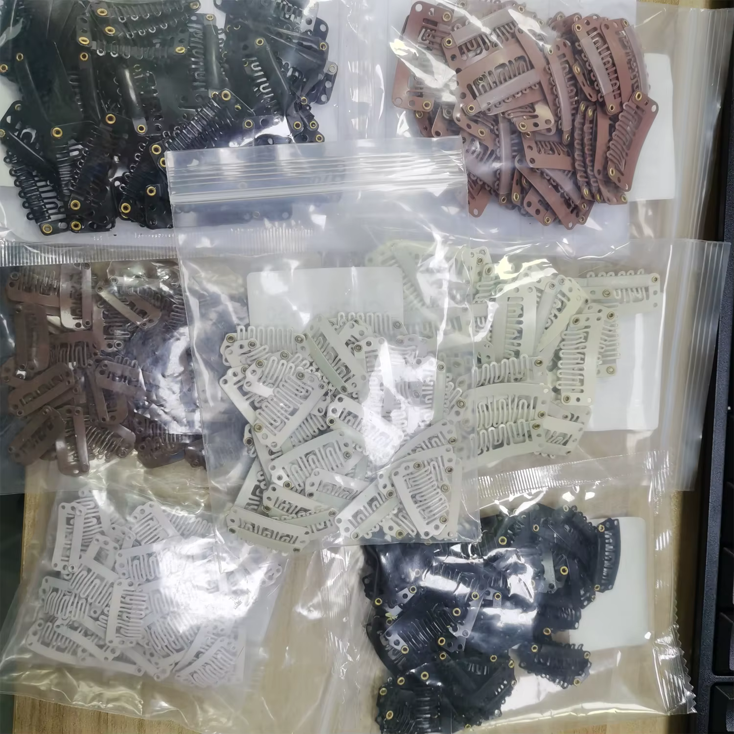 Clips pour extensions de cheveux 2.3/2.8/3.2cm
