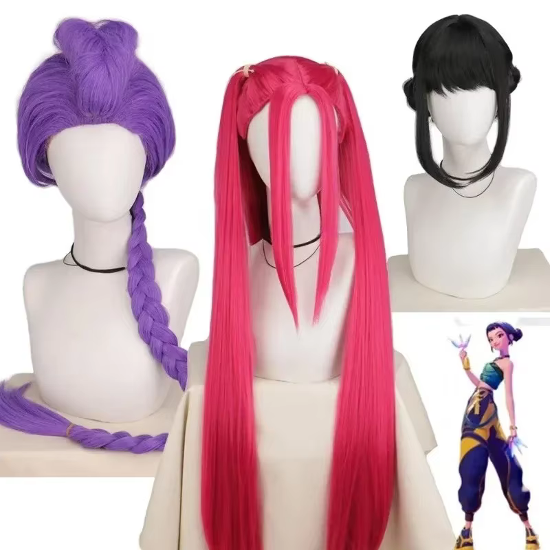 Perruques de Costume de chasseurs Rumi pour enfants