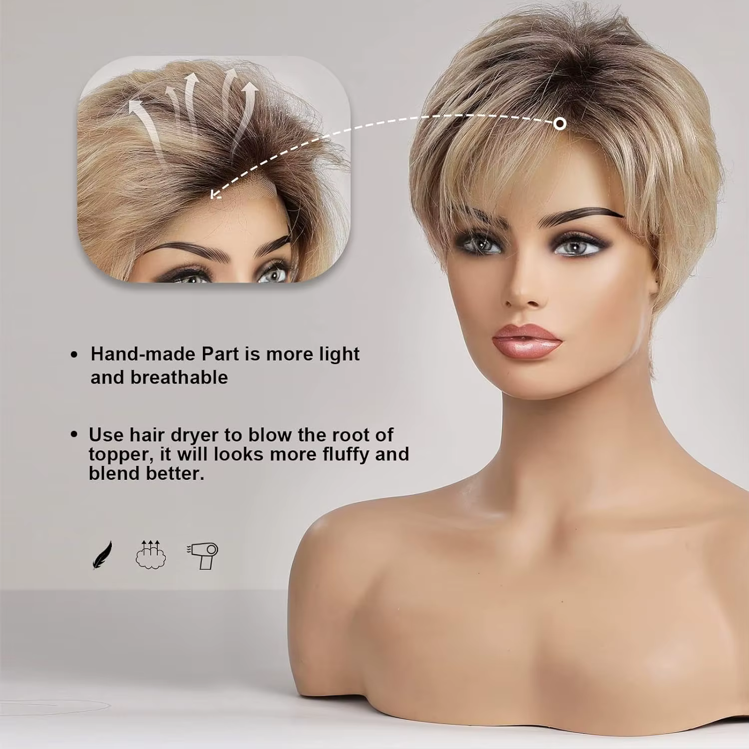 Perruque Lace Front Wig 100% naturelle Remy