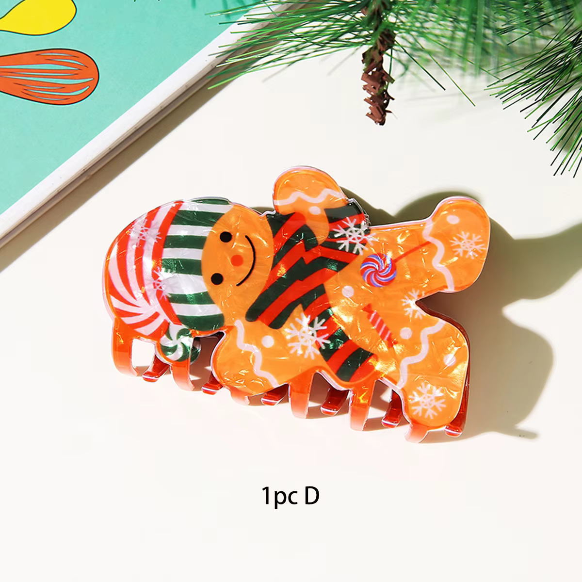Pince à gratter bonhomme de neige de noël