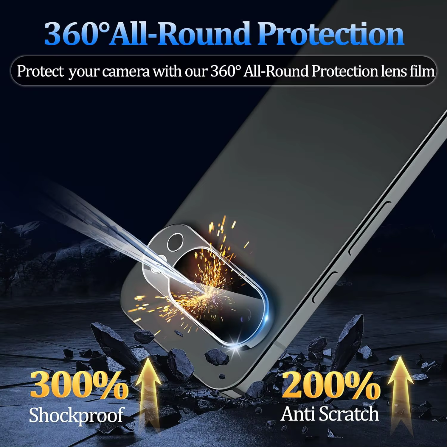 Protecteur d'objectif de caméra pour Google Pixel 10 9 8 7 Pro, Films de protection en verre trempé pour Pixel 10 9 Pro XL Pixel10 Pro