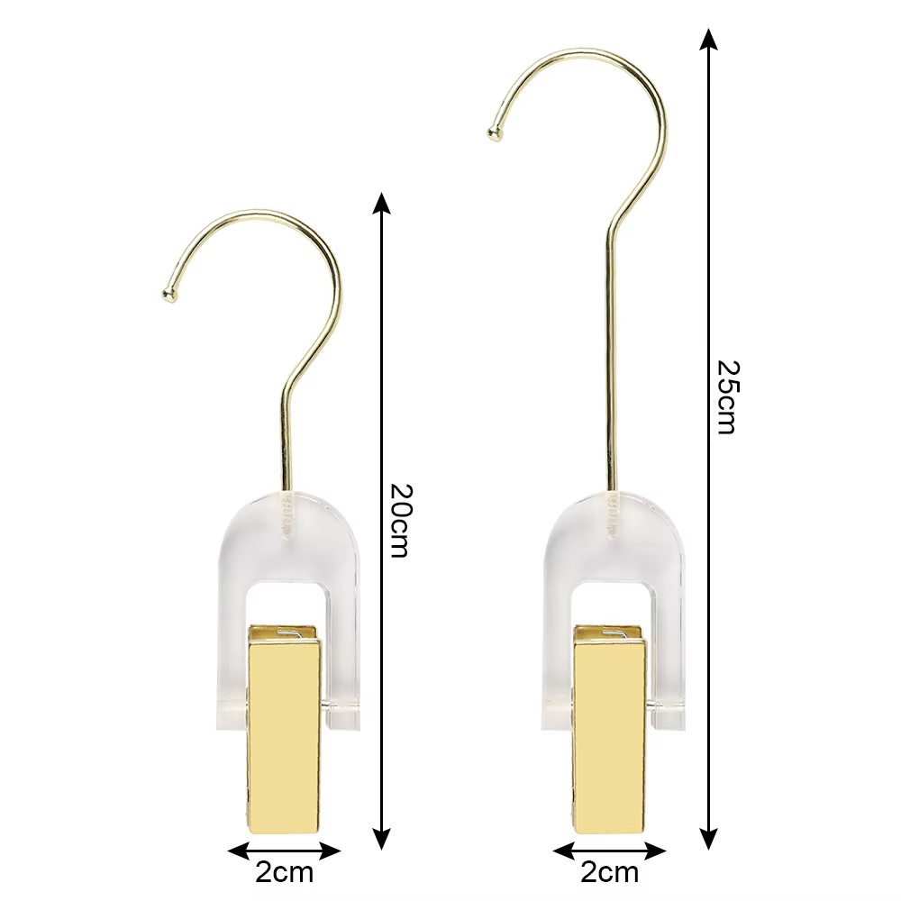 Cintres d'extension de cheveux en acrylique pour vêtements