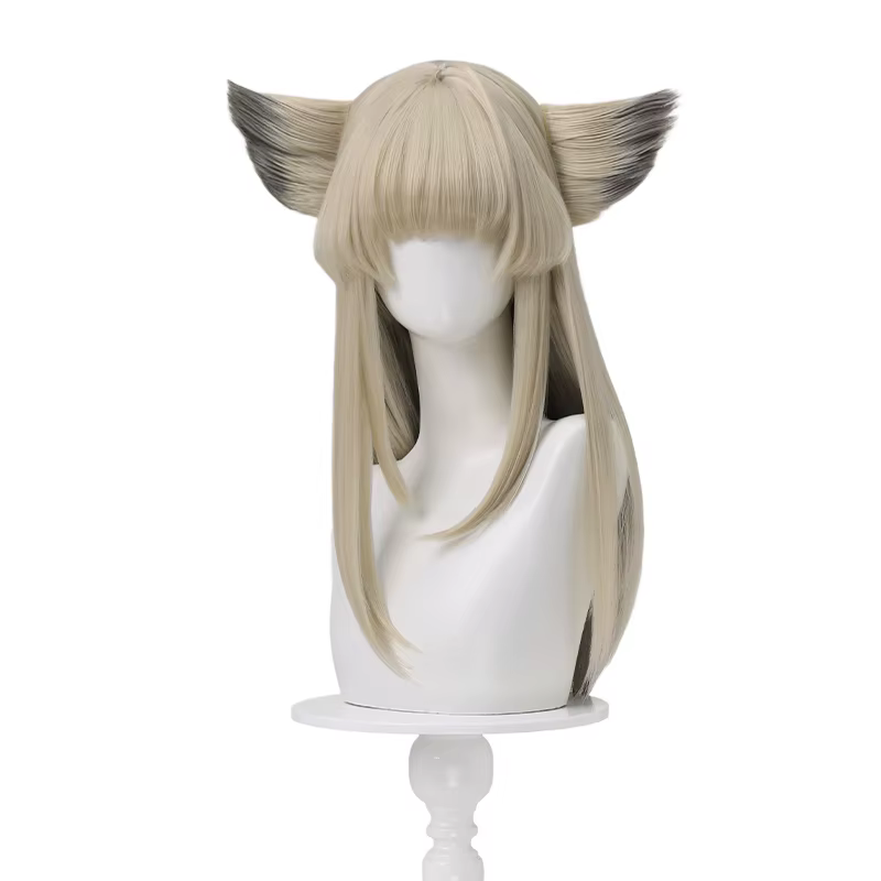 Nouveau jeu archevaliers Perlica Cosplay perruque Halloween noël jeu de rôle fête bande dessinée exposition taille 55 cm cheveux longs casquette gratuite