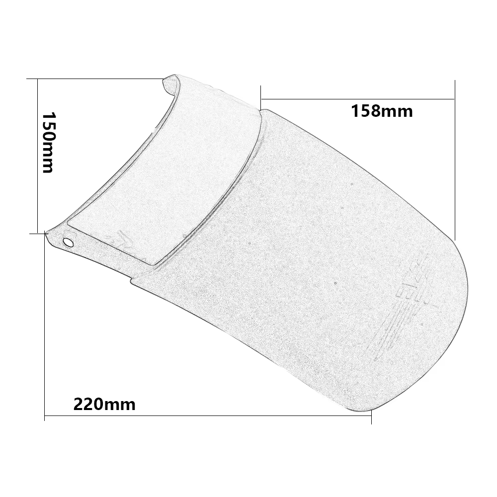 Extension de garde-boue de moto, couvercle de protection contre les éclaboussures de boue, Extension de garde-boue avant pour Honda Goldwing GL1800 2018 – 2023 Gold Wing GL 1800