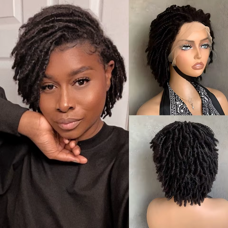 Perruques Remy brésiliennes bouclées afro 13x4 avec dentelle frontale d'oreille à oreille