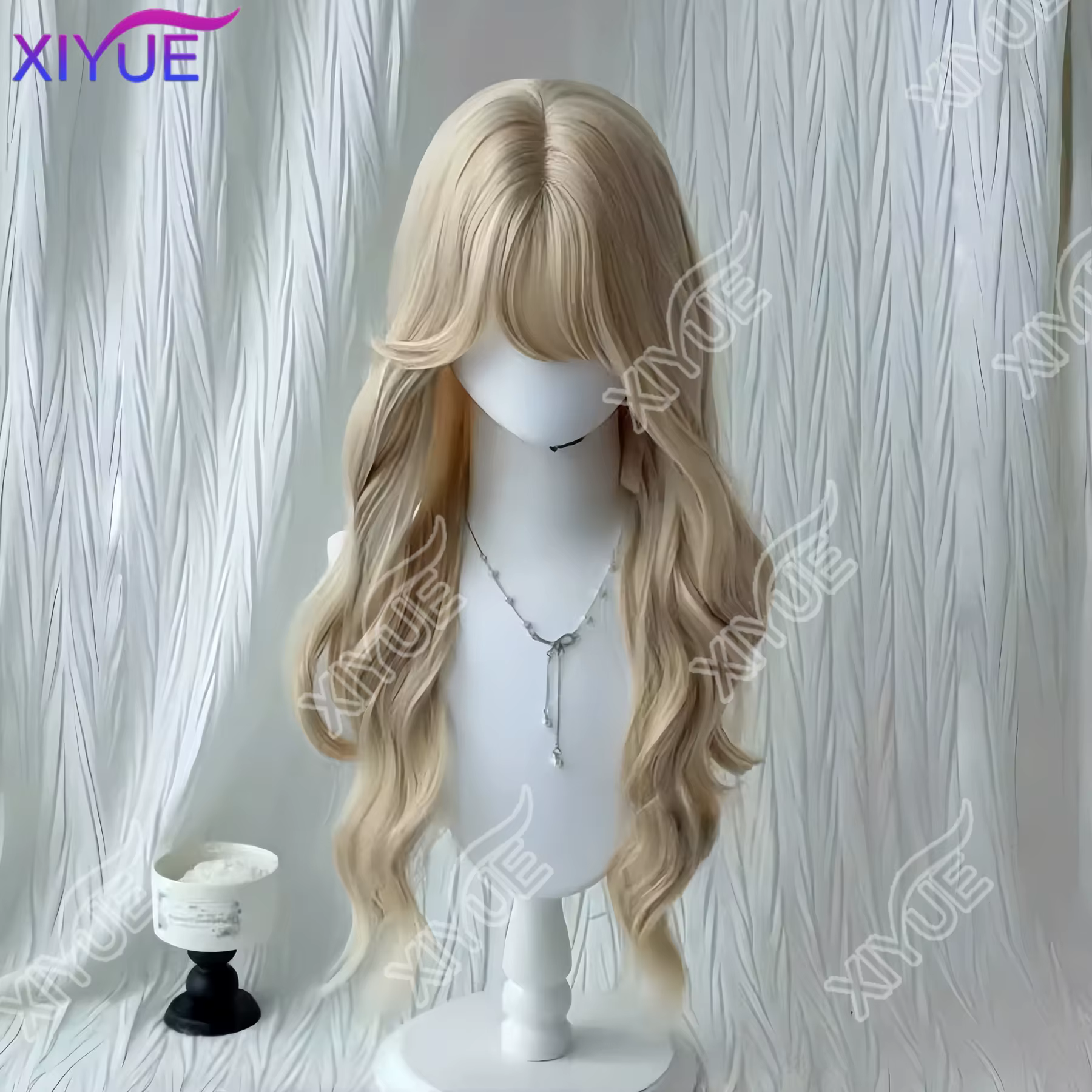 XIYUE perruque synthétique pour femmes Lolita clip-on style double queue de cheval