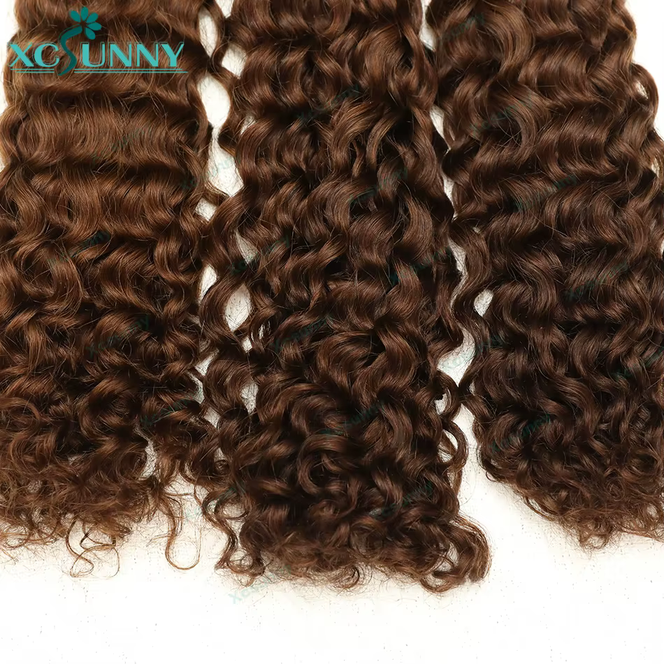 Boho tresses Extensions de cheveux humains paquets en vrac
