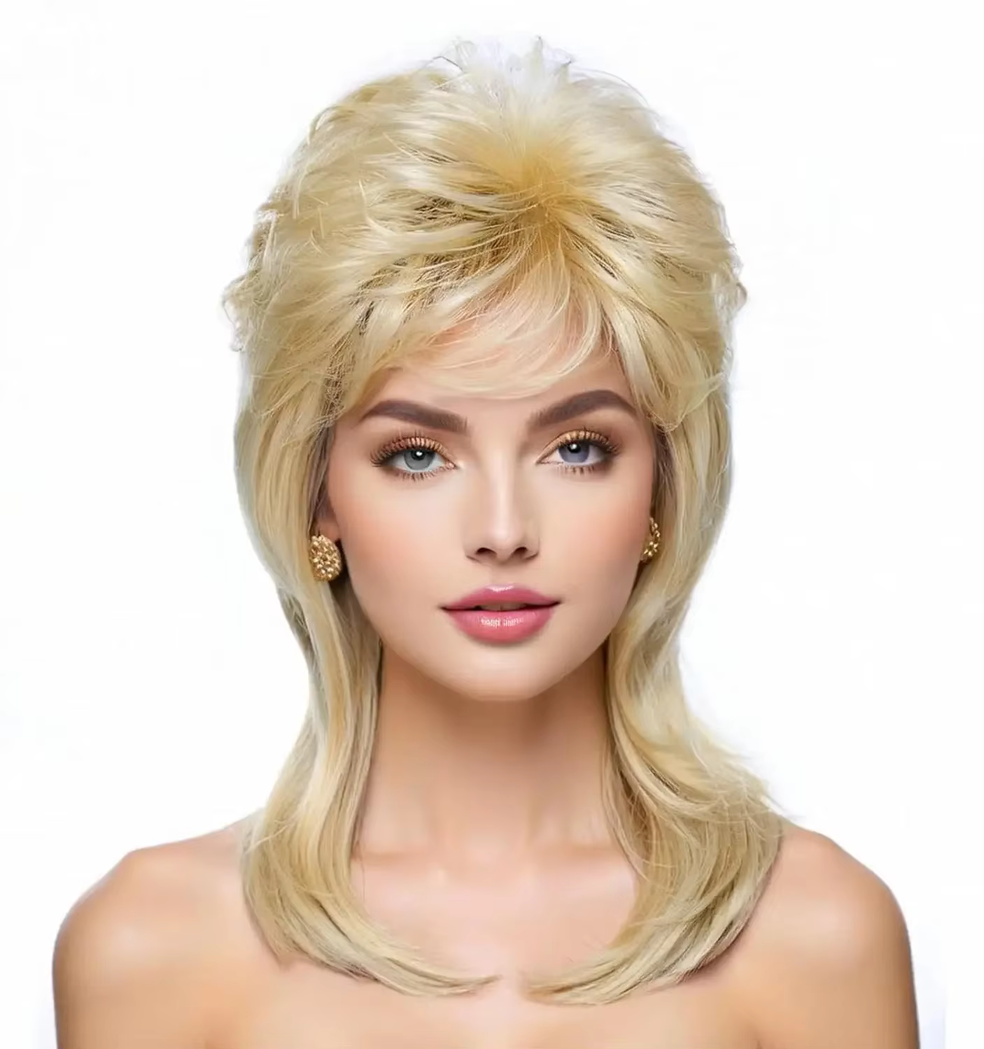 Perruques mulet pour femmes Joe Dirt Emo perruque 80s 90s Costumes fantaisie accessoire de fête Cosplay
