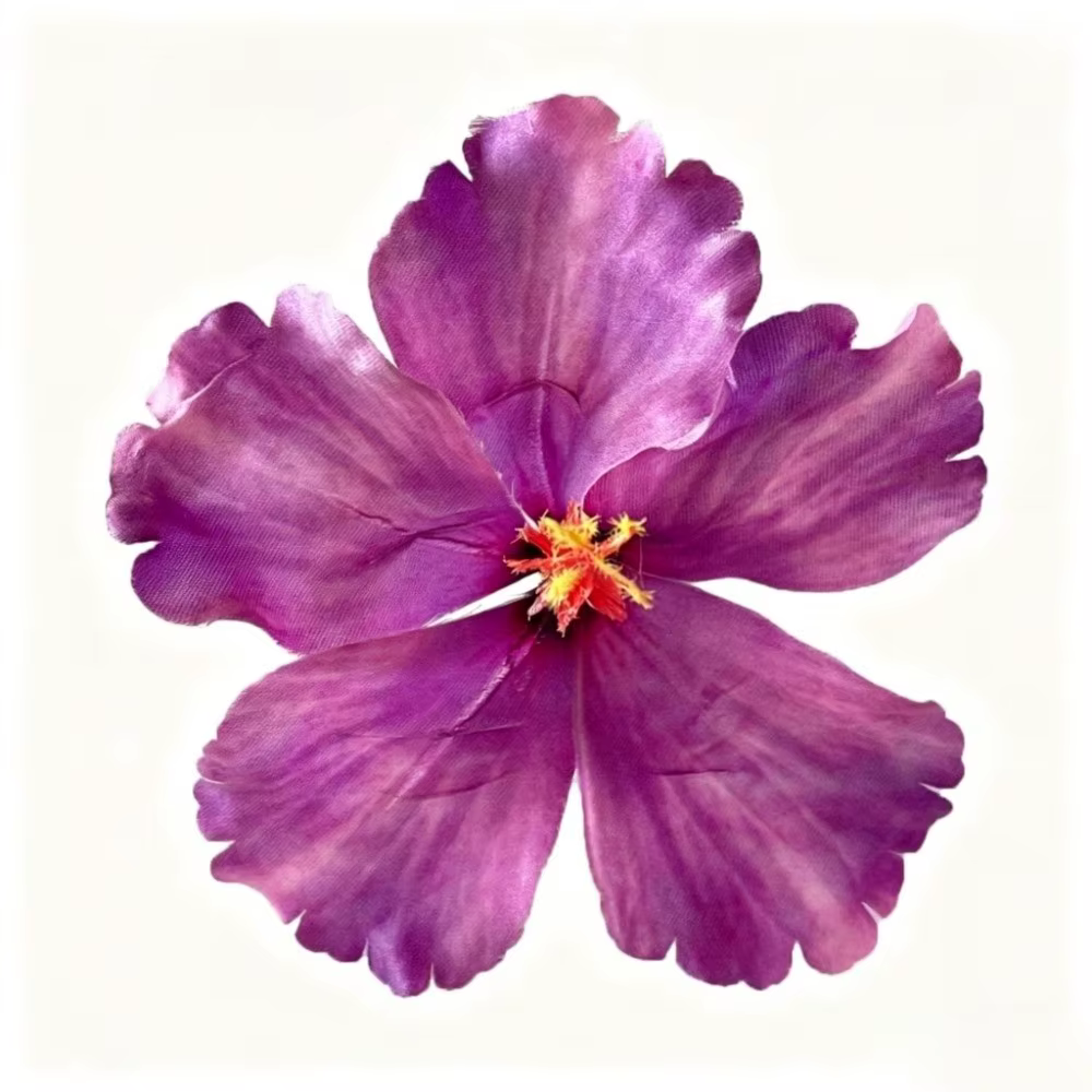 Pince à cheveux fleur d'hibiscus artificielle