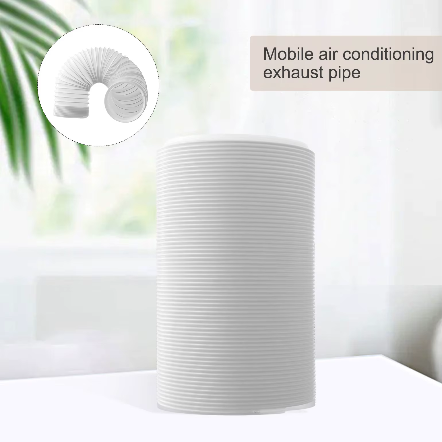 Extension de conduit de climatiseur flexible pour remplacement de tuyau d'évacuation, adaptée aux unités de climatisation portables et à la ventilation industrielle