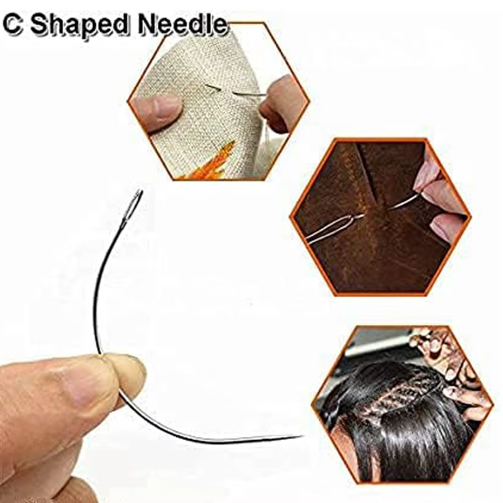 Fil à coudre en coton pour tissage de cheveux