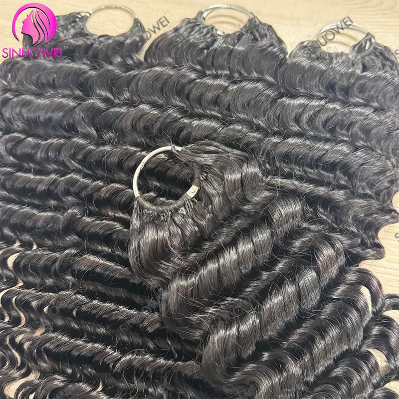 Extensions de cheveux humains au crochet
