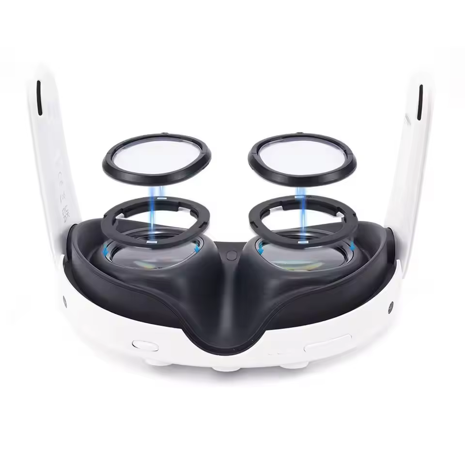 Objectif Anti-lumière bleue pour lunettes Oculus Meta Quest 3, Inserts compatibles avec les accessoires VR, Protection des yeux
