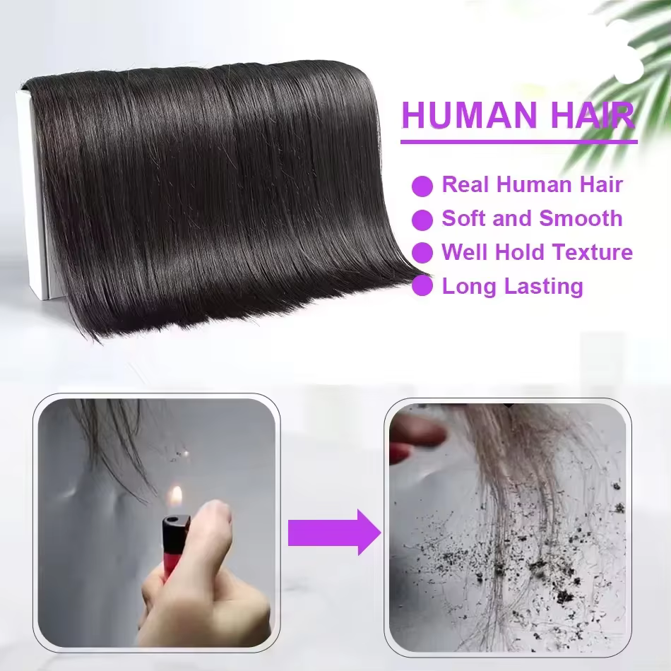 Faisceaux De Cheveux Humains 18 20 22 Pouces Tissage