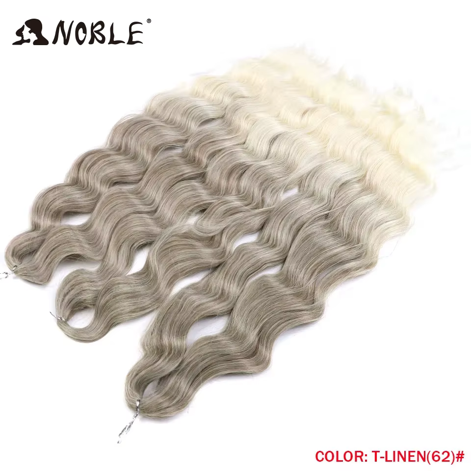 Extensions capillaires synthétiques Deep Wave 24 pouces-Noble