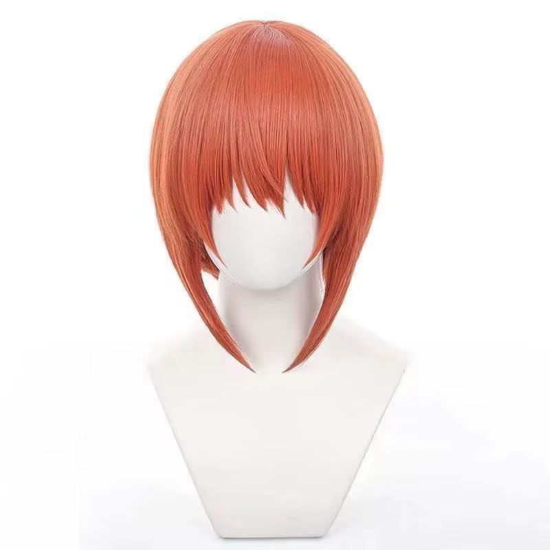 Ensemble de perruques de cosplay Gintama Kagura & Sougo Okita | Pack double avec cuir chevelu réaliste et filet à roses