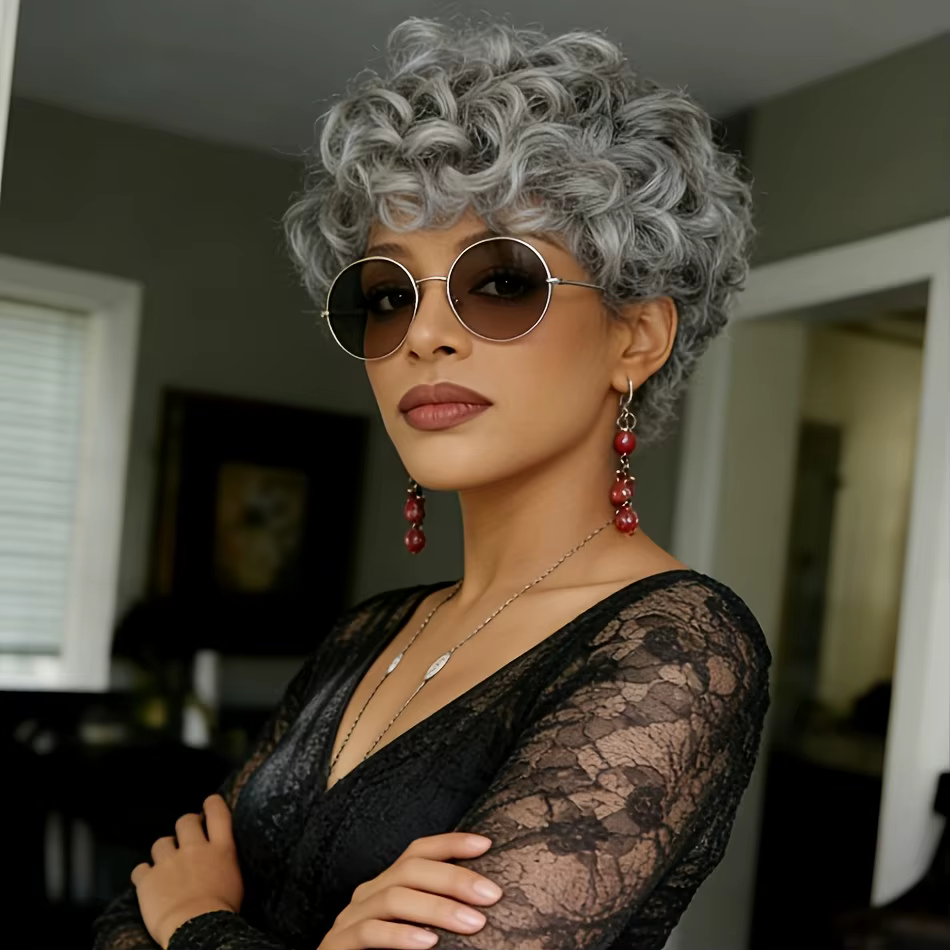 Perruque synthétique Remy brésilienne naturelle
