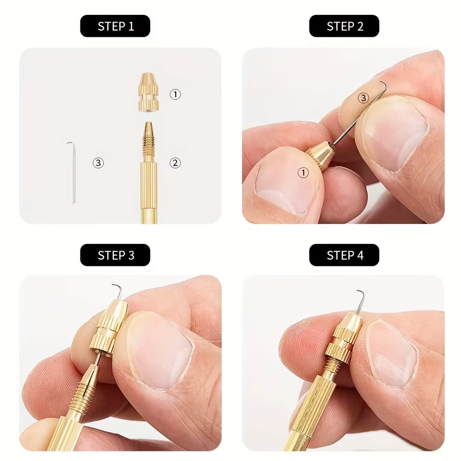 Kit de fabrication de perruques 11 pièces pour débutants