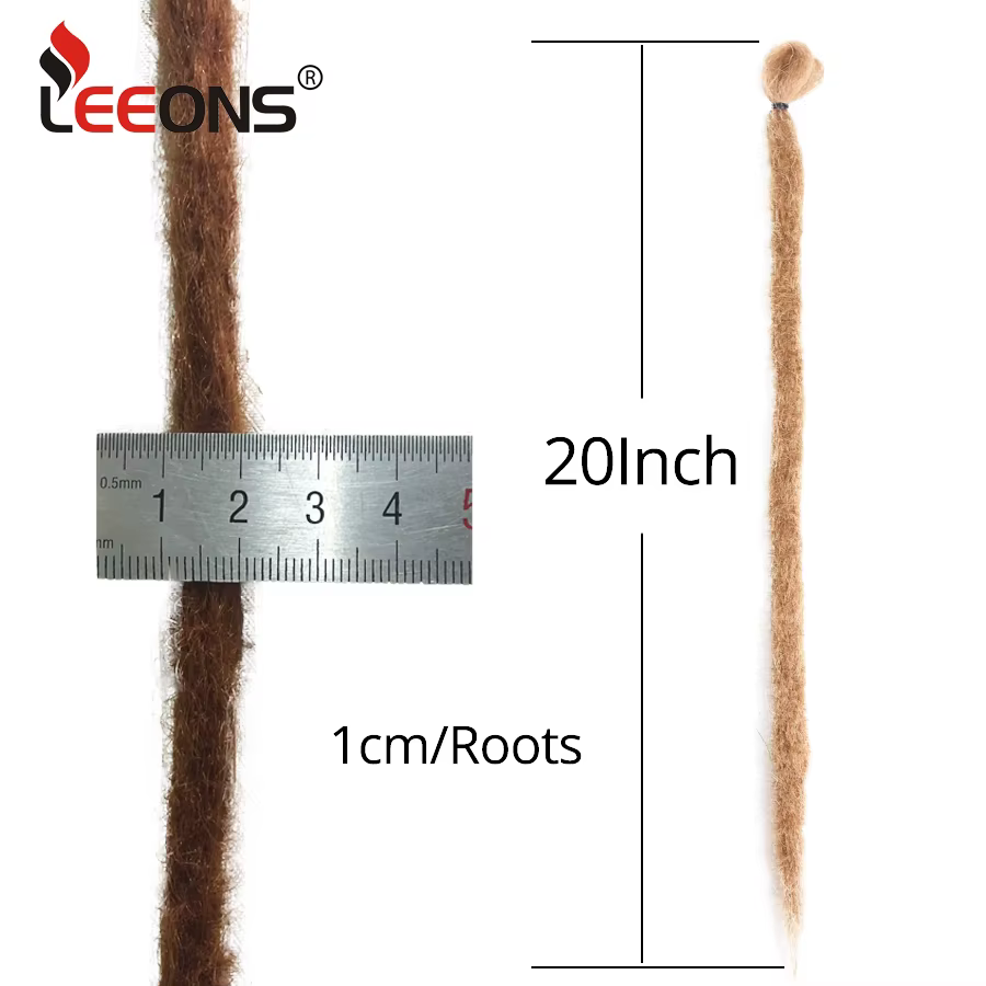 Extensions de dreadlocks synthétiques faites à la main pour femmes