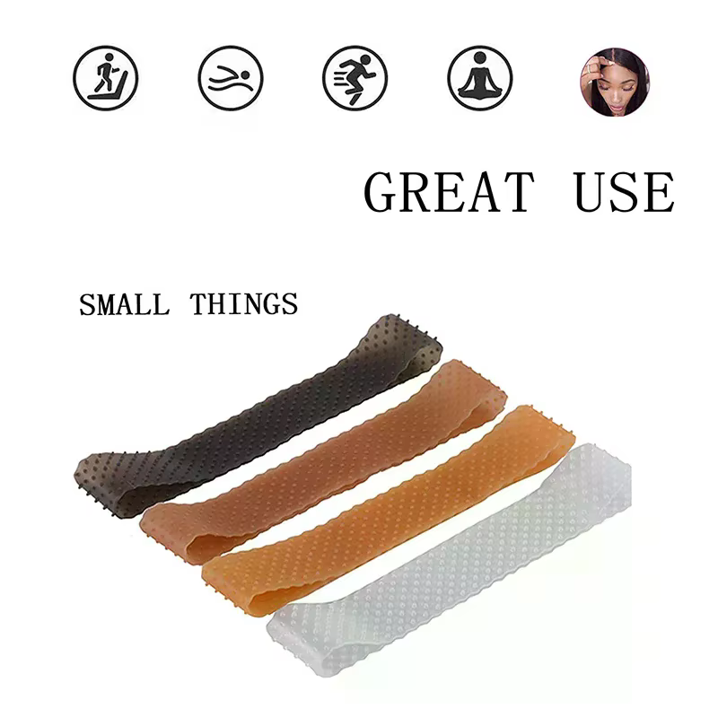 Bande de poignée de perruque élastique en Silicone