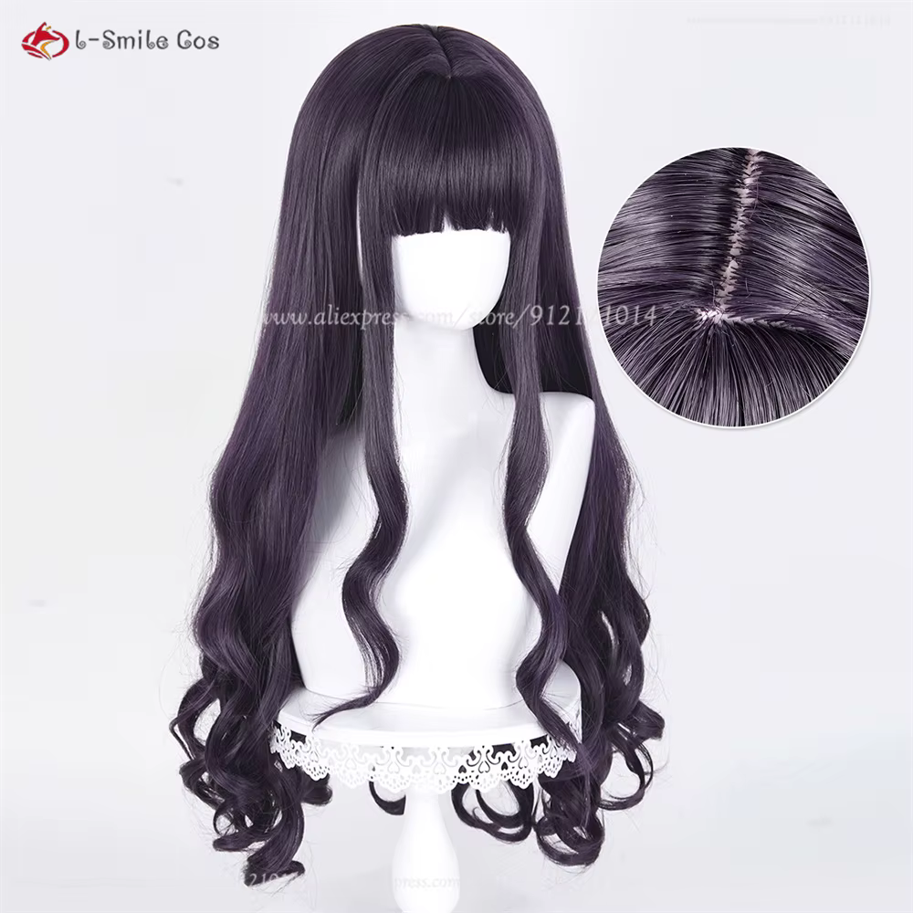 Perruque de Cosplay synthétique Tomoyo Daidouji