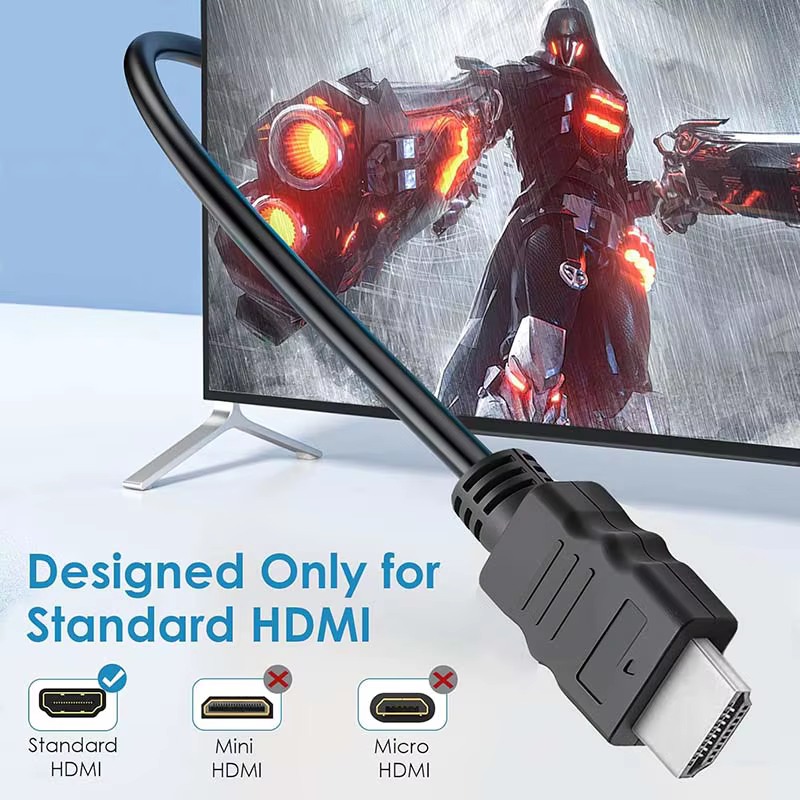 Câble d'extension HDMI 4K HDMI 2.0 mâle à femelle, rallonge HDR 4K 60Hz HDMI mâle à femelle, câble d'extension Kabel HDMI M/F